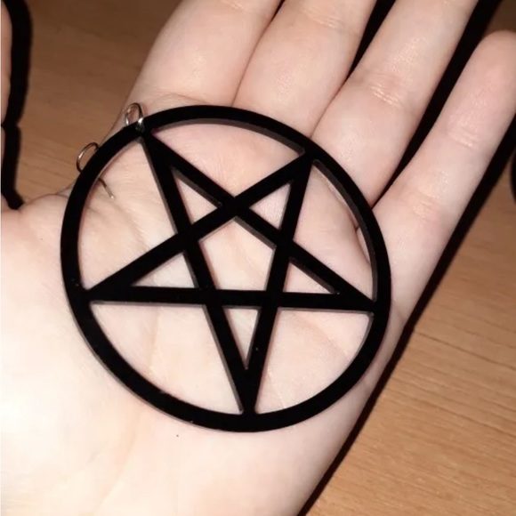 Acrylic earrings - Picture 1 of 2